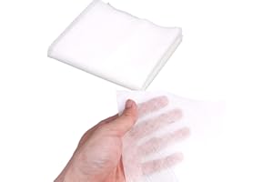 Wash-Away Water Soluble Stabilizer 10" x 3 Yard Light Weight DGQ Non Woven Wash Away Machine Embroidery Topping Embroidery Stabilizer Backing for Sewing Craft