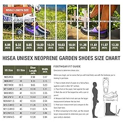 HISEA Unisex Waterproof Garden Shoes, Men's Ankle