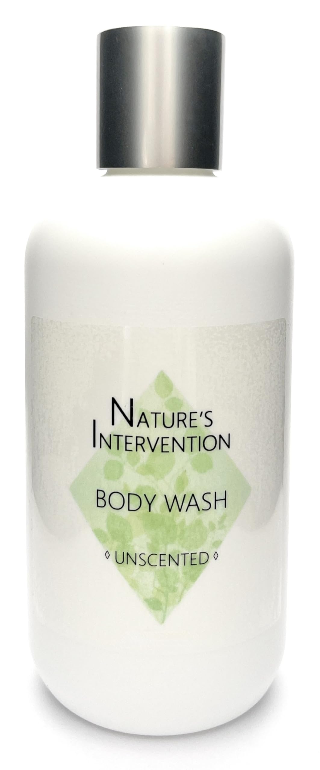 Nature's Intervention - Body Wash - 99% Natural - Unscented, Gentle Cleansing. No Sulfates/Parabens, Soap-Free. pH 5.5 Balanced for Sensitive & Delicate Skin. 250ml