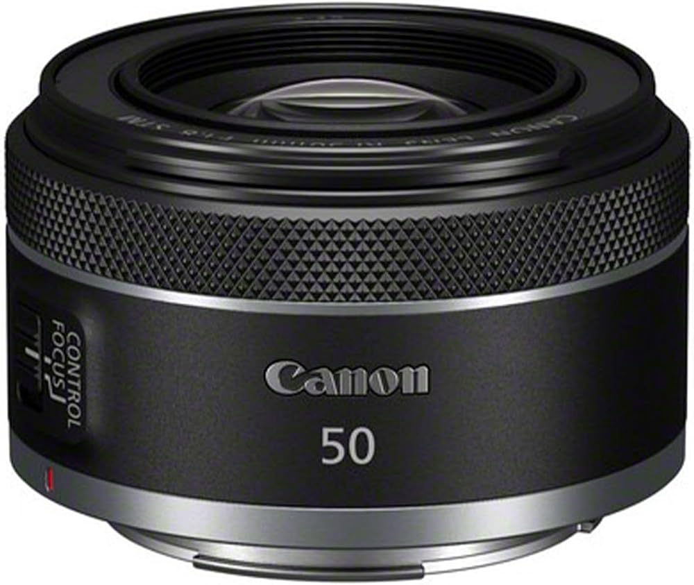 Canon RF 50mm F1.8 STM Lens for EOS R Series Compact Lightweight Black