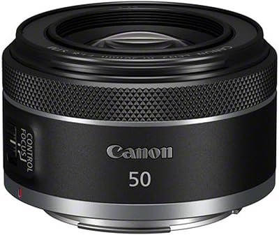 Canon RF 50mm F1.8 STM Lens for EOS R Series Compact Lightweight Black