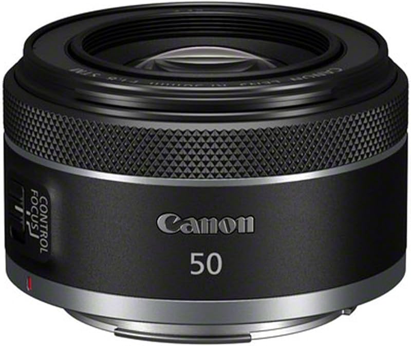 Canon RF 50mm F1.8 STM Lens for EOS R Series Compact Lightweight Black