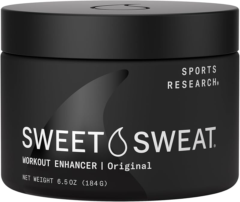 Sports Research Sweet Sweat Thermo Genic Action Cream Jar 6.5oz Workout Enhancer
