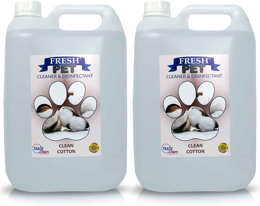 Trade Chemicals Fresh Pet Urine Odour Remover 2 x 5L Clean Cotton