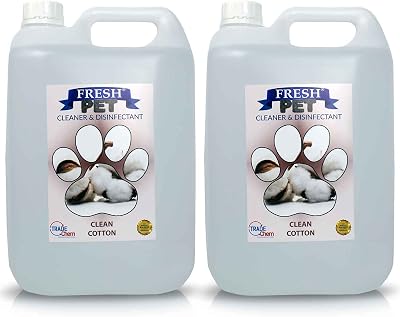 Trade Chemicals Fresh Pet Urine Odour Remover 2 x 5L Clean Cotton
