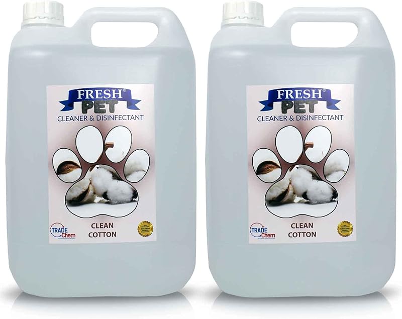 Trade Chemicals Fresh Pet Urine Odour Remover 2 x 5L Clean Cotton