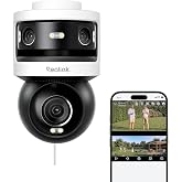 REOLINK OMVI 3i PoE Triple-Lens PoE Security Camera with Auto Tracking | 10MP 180&deg; Panoramic &amp; 4K PT, AI Video Search, 24/7 Recording, Perimeter Protection, Color &amp; IR Night Vision, Smart Detection