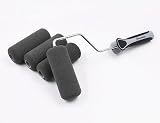 4 inch Foam Mini Paint Roller Set 5 Pack Walls Cabinets Furniture view 4