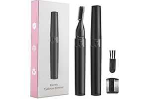 ComeHome Unisex Eyebrow Trimmer for Women - Battery Operated, Small Electric Razor for Facial Hair Removal, Upper Lip, Peach Fuzz, Mustache, Legs