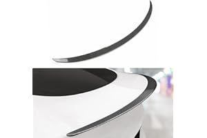 TSLAUCAY Real Carbon Fiber Spoiler for Tesla Model Y 2024-2020 Model Y Trunk Lid Spoiler Compatible with Model Y Rear Trunk Spoiler for Model Y Exterior Accessories-Glossy