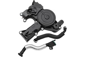 ZUDKSUY PCV Valve Crankcase Ventilation Valve Oil Water Separator Kit Ventilation Hose *2 + Gasket 06H103495AK 06H103495AB 06