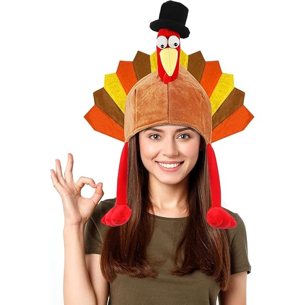 Thanksgiving Truthahn-Stirnband Für Damen & Kinder – Lustiges Haaraccessoire Für Herbst-Partys & Mottotage