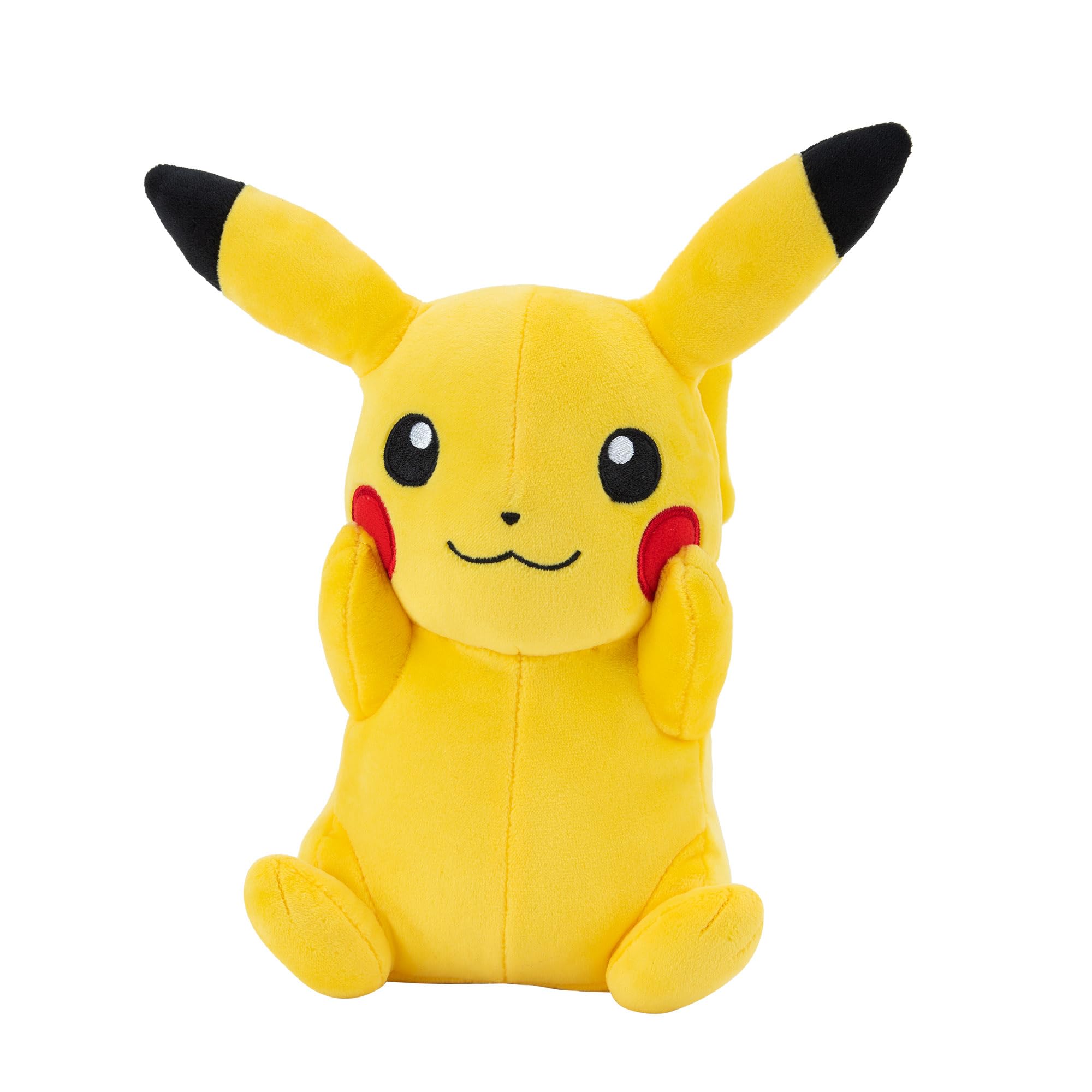 Pokémon Official and Premium Quality 8-inch Pikachu Plush - Adorable, Ultra-Soft, Plush Toy, Perfect for Playing and Displaying - Gotta Catch ‘Em All
