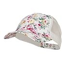 Floral Print Mesh Trucker Cap - White OSFM