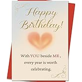 Mcduldul Romantic Birthday Cards Gifts for Husband Wife Boyfriend Girlfriend Couple, Funny Birthday Decoration for Men Women Him Her