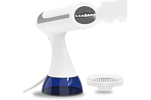 Portable Clothes Steamer Suitable For Fabrics Remover, 20s Fast Heat, 1500W Steam Iron for Clothes, 300ml Tank, Handheld Steamer For Home, Travel Garment Steamer for Travel,By NUTTUTO