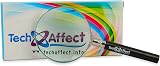 TechAffect Real Glass Magnifying Glass 75mm Reading Magnifier view 3