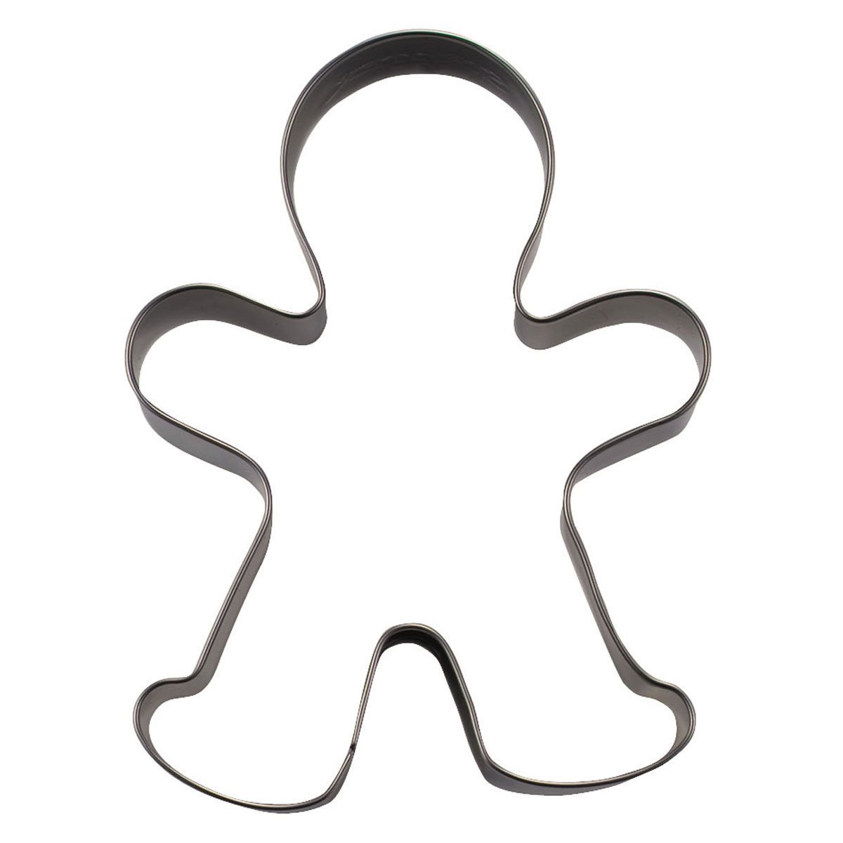 Staedter Gingerbread Man Cookie Cutter, Stainless Steel, 13.5 cm