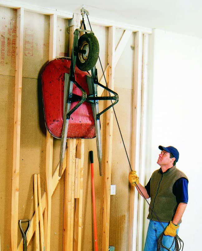 HARKEN Bike Overhead Garage Storage Hoist, SelfLeveling, Safe Anti