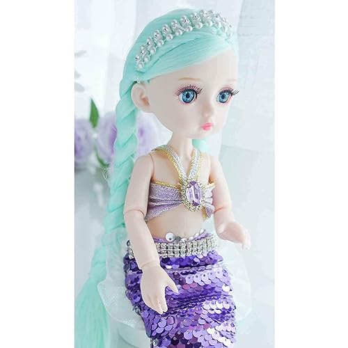 Eazee Play 10 Inch Pink Little Mermaid BJD Doll 13 Removable