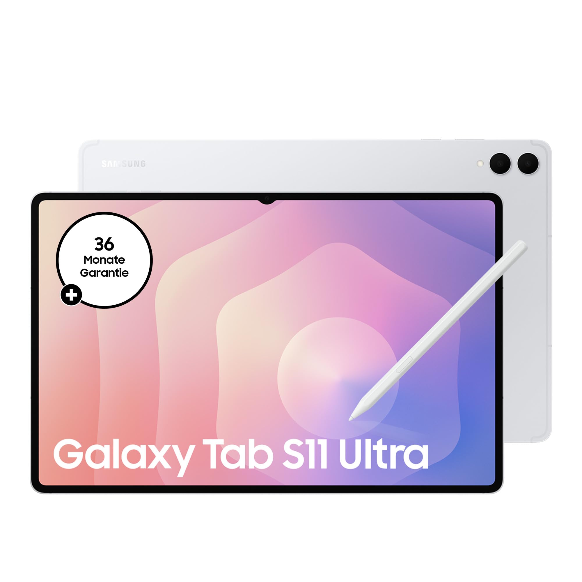 Samsung Galaxy Tab S11 Ultra 5G, AI Tablet, 5G, Leichtes Design, Vielseitige KI-Tools, DeX, 512 GB Speicher, 12 GB RAM, Lange Akkulaufzeit, Silver, 3 Jahre Herstellergarantie [Exklusiv auf Amazon]