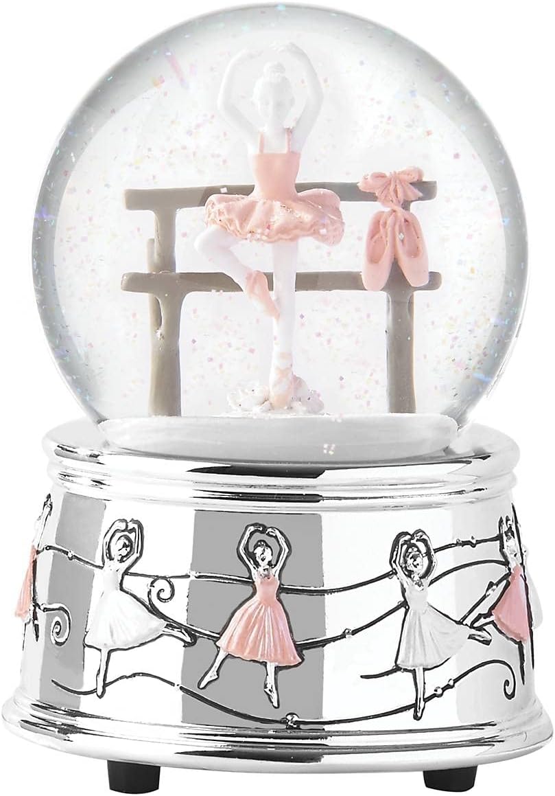 Snow Globes - Reed & Barton Ballerina Collection Water Globe, 2.20 LB, Multi