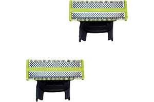 FEAYEA 2 Pack Replacement Blades Compatible with Norelco One 1 Blade, Durable Stainless Steel, Trim, Edge and Shave,Suitable spare blades QP210/80 QP2515 QP2520 QP6510 QP6530