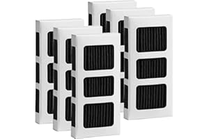 TURESIEN 6 Pack Refrigerator Air Filter for Frigidaire Pureair Ultra 2, Compatible with Electrolux 242047805, 5303918847, EAP12364179, Reduce Odors with Activated Carbon Filter
