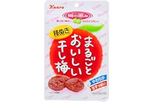 Whole Delicious Dried Plum 0.7oz 5pcs Japanese Dagashi Ninjapo