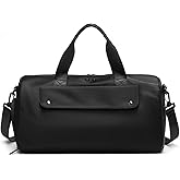 reeYee 16L Lightweight Travel Duffel Bag with Shoe Compartment, 840D Cordura Water-Resistant Gym Bag for Men & Women, Weekender Overnight Bag with Luggage Strap, Small Carry-on for 1-2 Days Trip