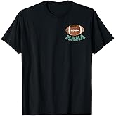 Mama of The 1 Year Old Football Birthday Boy Family Matching T-Shirt