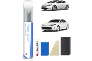 PARTS4EV Super White/Ice Cap(040) Touch Up Paint Repair Kit Compatible with Toyota - DIY Kit Exactly Matches Chips and Nicks