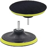 Luomorgo 5 inch Hook &amp; Loop Backing Pad Orbital Sander Polisher | Sanding Pad, M10 Drill Adapter, 2pcs