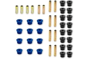 NEIVILU All Front Rear Leaf Spring & Upper A Arm Suspension Bushing Kits For Club Car DS 1992-Up 1015583 1012303 1016346 1016349 1016350