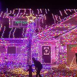 Multi Colored Christmas Lights, 400 LED 132FT