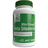 Health Thru Nutrition Ultra Strength Beta Sitosterol | 1,000mg Phytosterols Complex 400mg Beta | Non-GMO Vegan (Pack of 180)