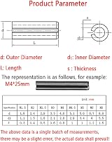 Lemiyoo 602 Pcs Roll Pins Assortment Set Steel Slotted Spring Pins M1.5–M8 view 2