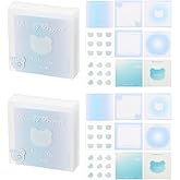 PATIKIL 224 Sheets Colorful Square Sticky Notes, 2.7x2.7 Self-Sticky Note Pads Adhesive Memo Pads Bulk for Home Office Desk Supplies Notebook Journal, Blue