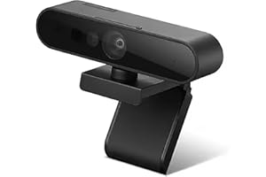 Lenovo Performance FHD Webcam, 1080p FHD, USB-C,Log-on with Windows Hello, Dual Microphones, 95 Degree Lens and 4X Digital Zo