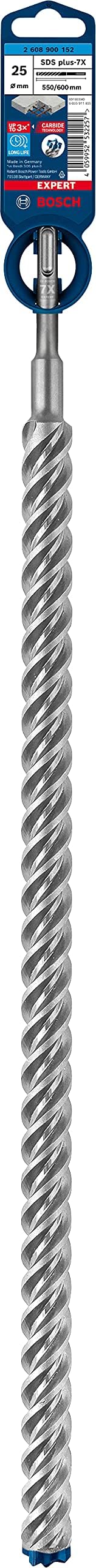 Bosch EXPERT SDS plus-7X Hammer Drill Bit 25 mm Carbide Toughness view 2