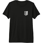 Attack on Titan Season 3 Scout Regiment Emblem Front Back Premium Tri-blend T-Shirt