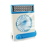 Ansee Solar Fan Camping Fan Cooling Table Fans 3 in