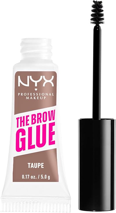NYX Brow Glue The Brow Gel Taupe 24 Hour Hold Tinted Eyebrow Gel