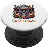 Sugar Skull Day Of The Dead Dia De Los Muertos Cinco De Mayo PopSockets Standard PopGrip