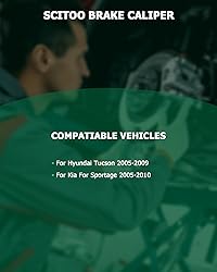 SCITOO 19B3100 19B3101 Disc Brake Calipers Assembly