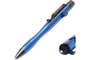 The Atomic Bear Stealth Pen Pro Tactical Pen for Self Defense - Enhanced Writing Survival Pen with Glass Breaker to Escape & Defend - Bonus Training to Protecting Yourself - Great Gift for Men - Navy