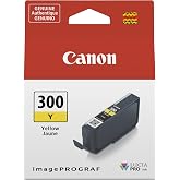 Canon PFI-300 Genuine Yellow Ink Tank, Compatible with ImagePROGRAF PRO-300 Printers