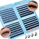 TOOCHUNAG Fluffy Lash Clusters 520pcs Individual
