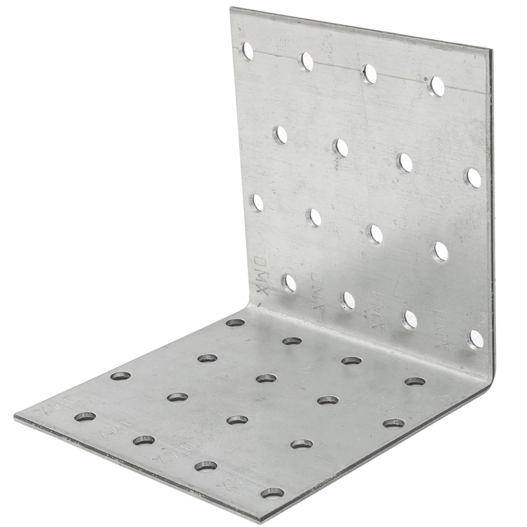 Heavy Duty 2mm Galvanised Steel Angle Bracket - Metal Corner Braces for Joining, Bracing, and Reinforcing Pack of: 2 Size: 40x40x100x2mm