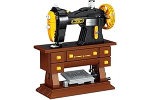 GENERIC Ulanlan Home Decoration, Adult Building Set, Sewing Machine Building Kit, Mini Blocks Building Blocks Toy Set, Best Gift for Adult, Teens 633PCS